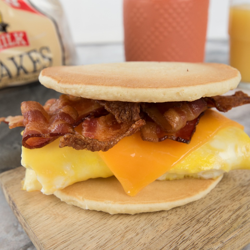 Bacon Egg and Cheese Breakfast Sandwich
