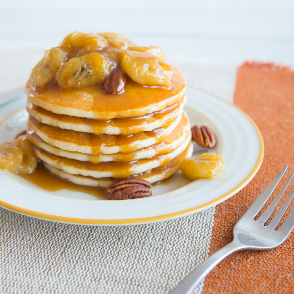 Bananas Foster Pancakes