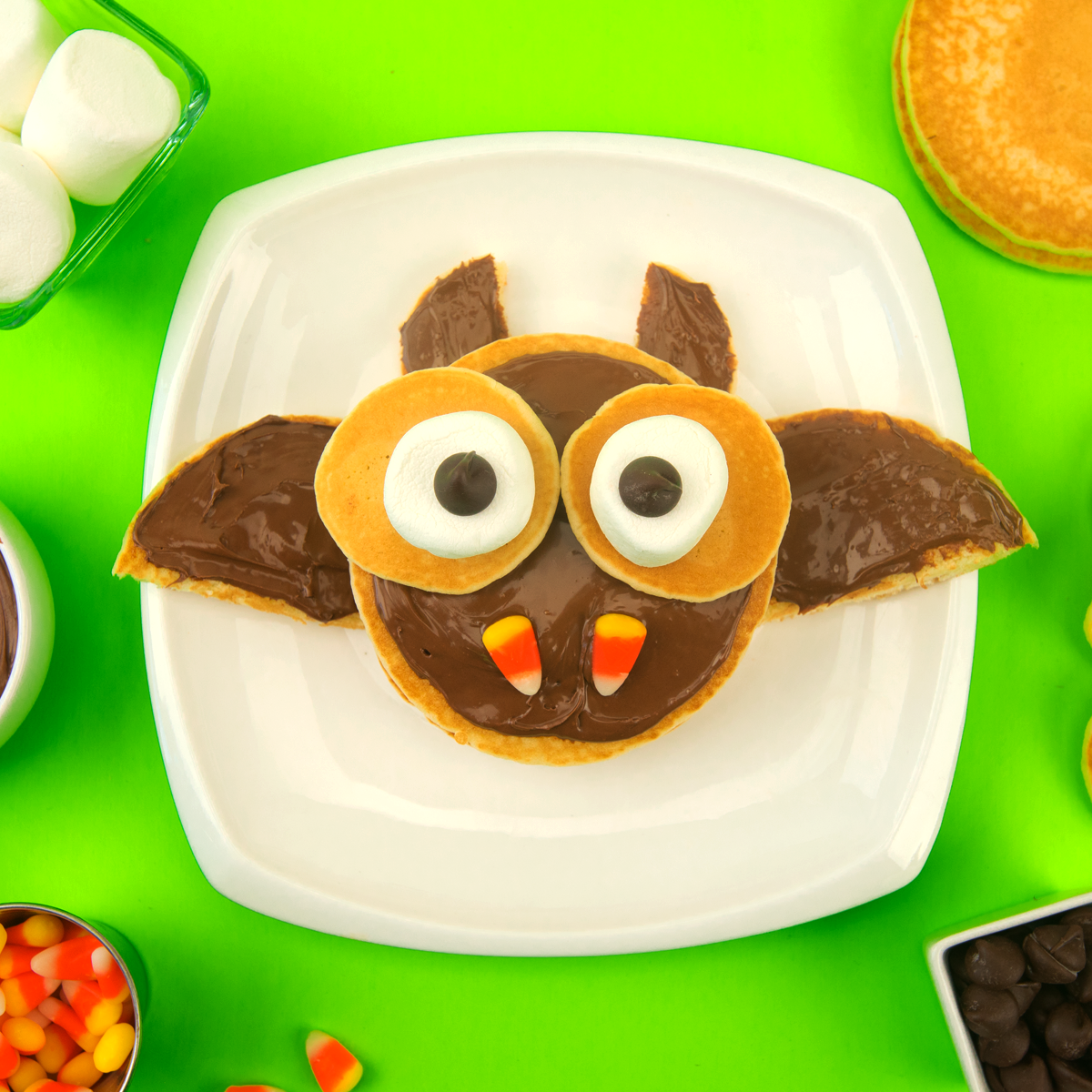 Scary Pancake Bat